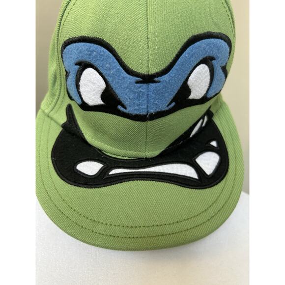 Teenage Mutant Ninja Turtles Hat TMNT Blue Mask Leonardo Green CapOne Size - Picture 2 of 8